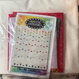 Falling Triangles Quilt Kit - Multicolor